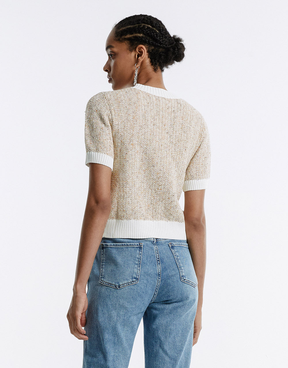 Contrast Trim Cardigan - Image 4