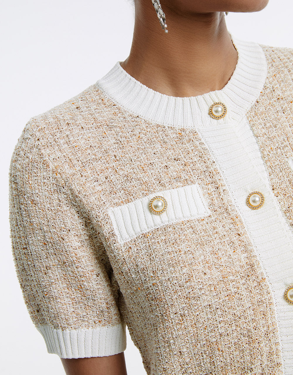 Contrast Trim Cardigan - Image 5