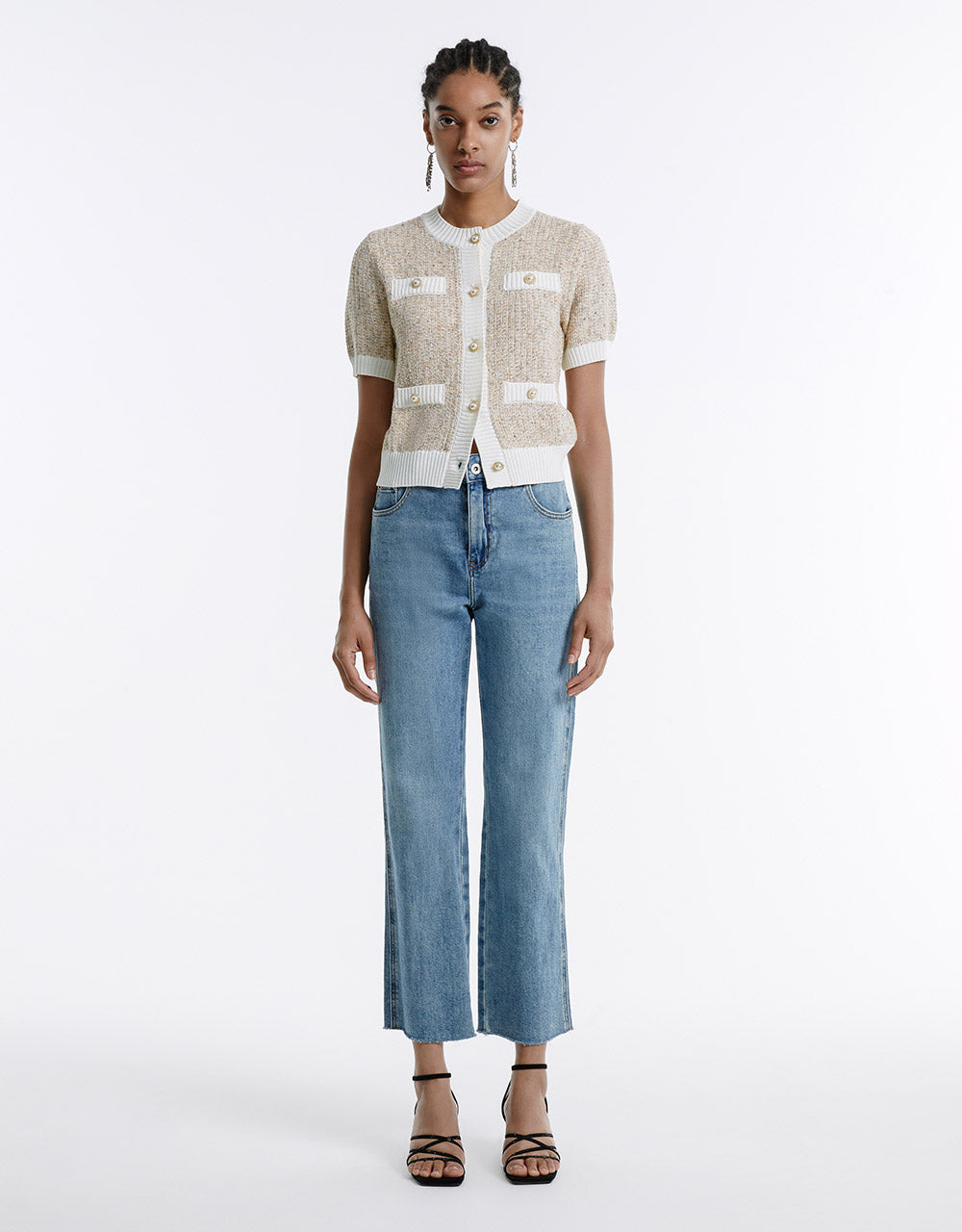 Contrast Trim Cardigan - Image 6