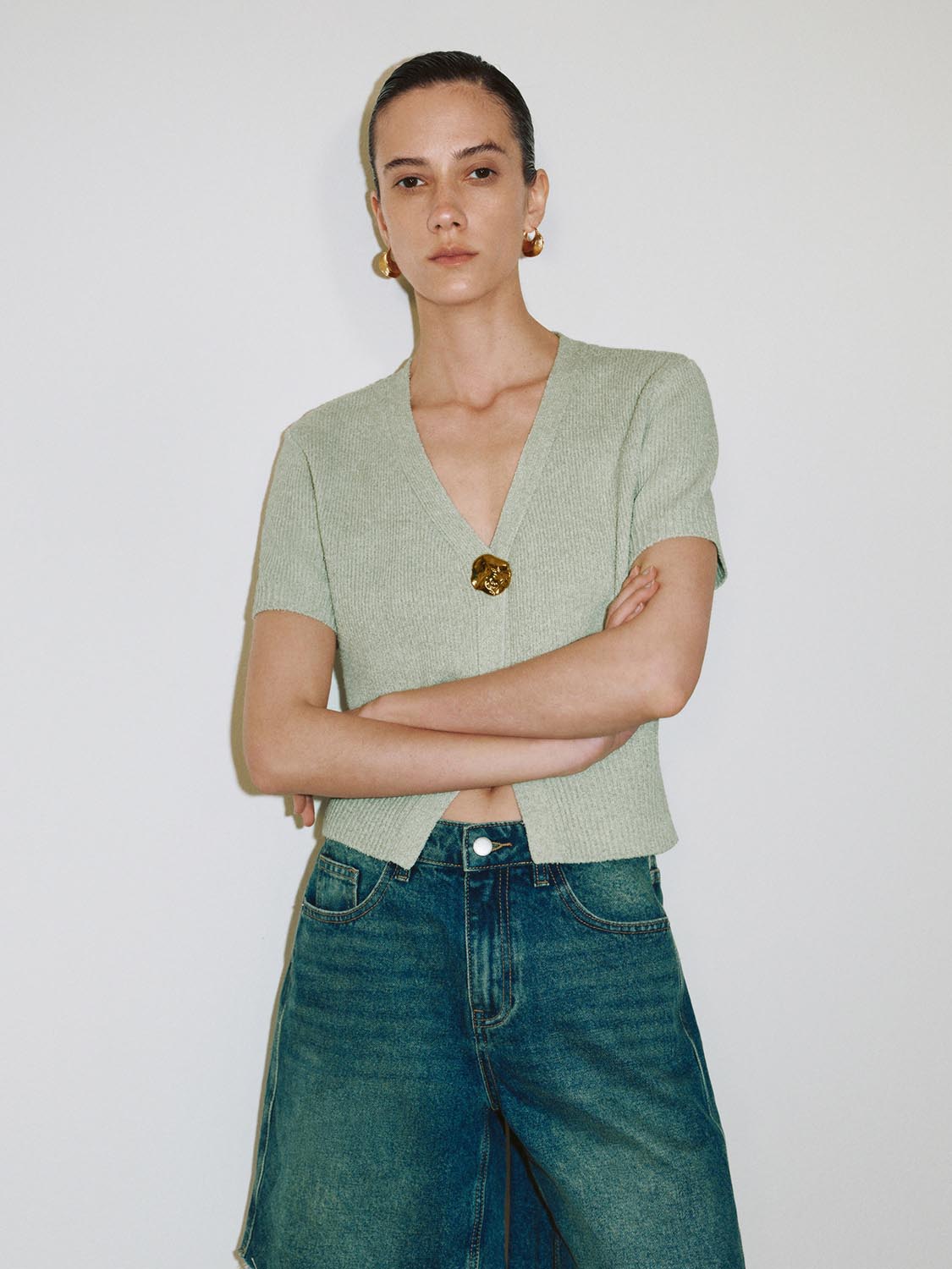 Short Sleeve Knitted Cardigans - Image 15