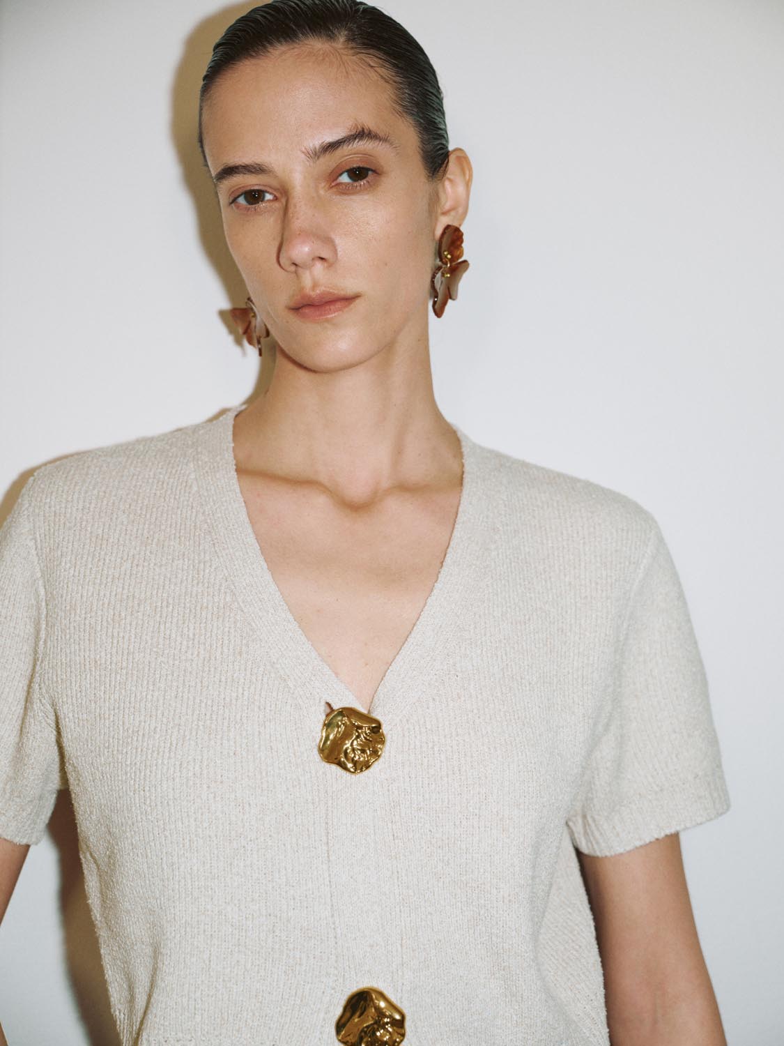 Short Sleeve Knitted Cardigans - Image 3