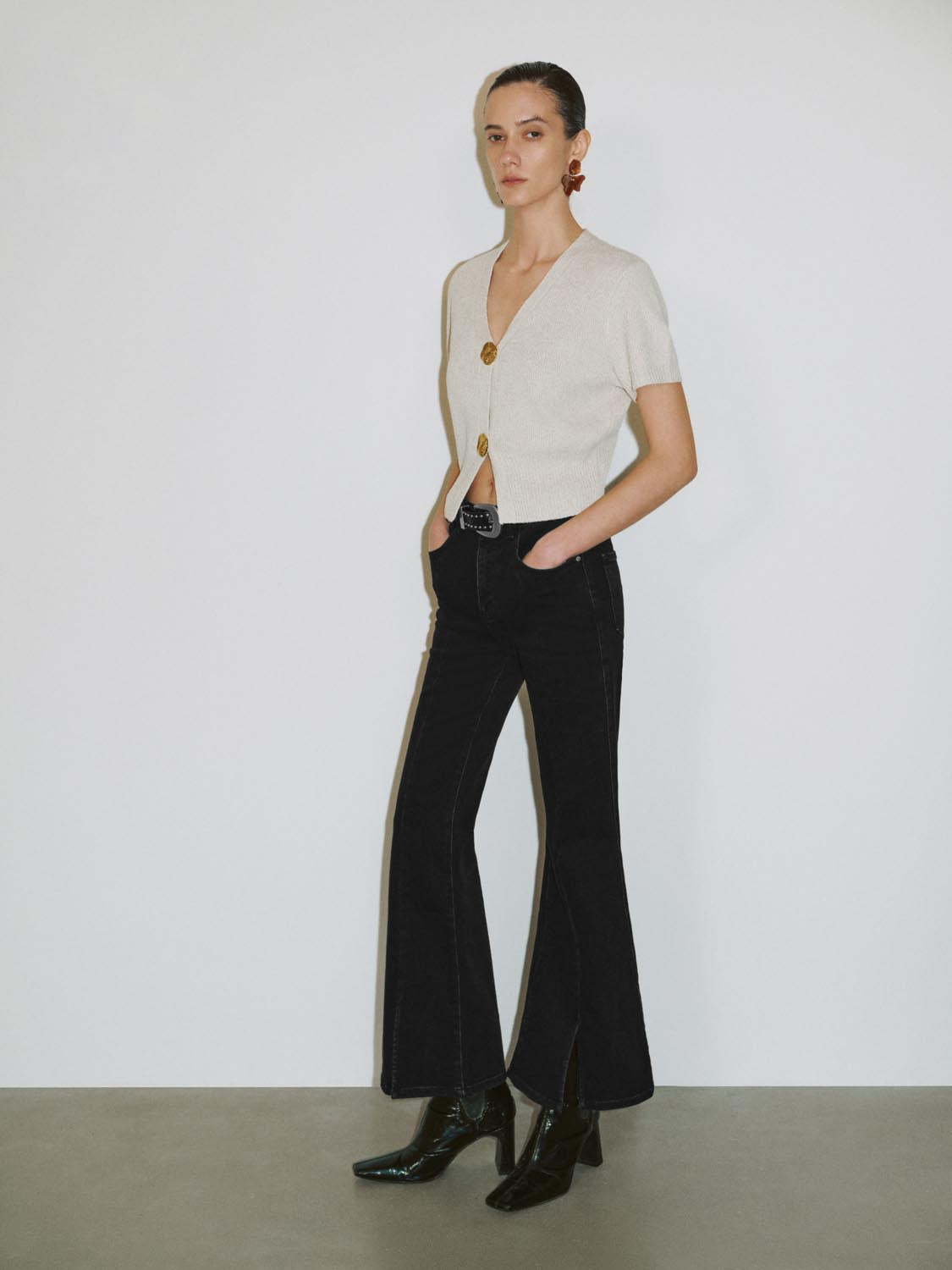 Short Sleeve Knitted Cardigans - Image 5