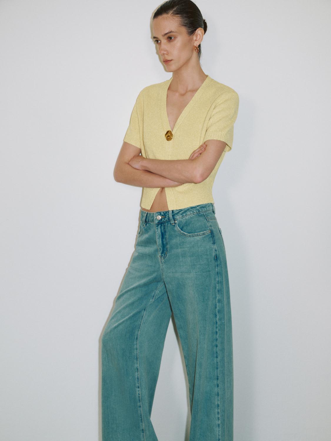 Short Sleeve Knitted Cardigans - Image 9