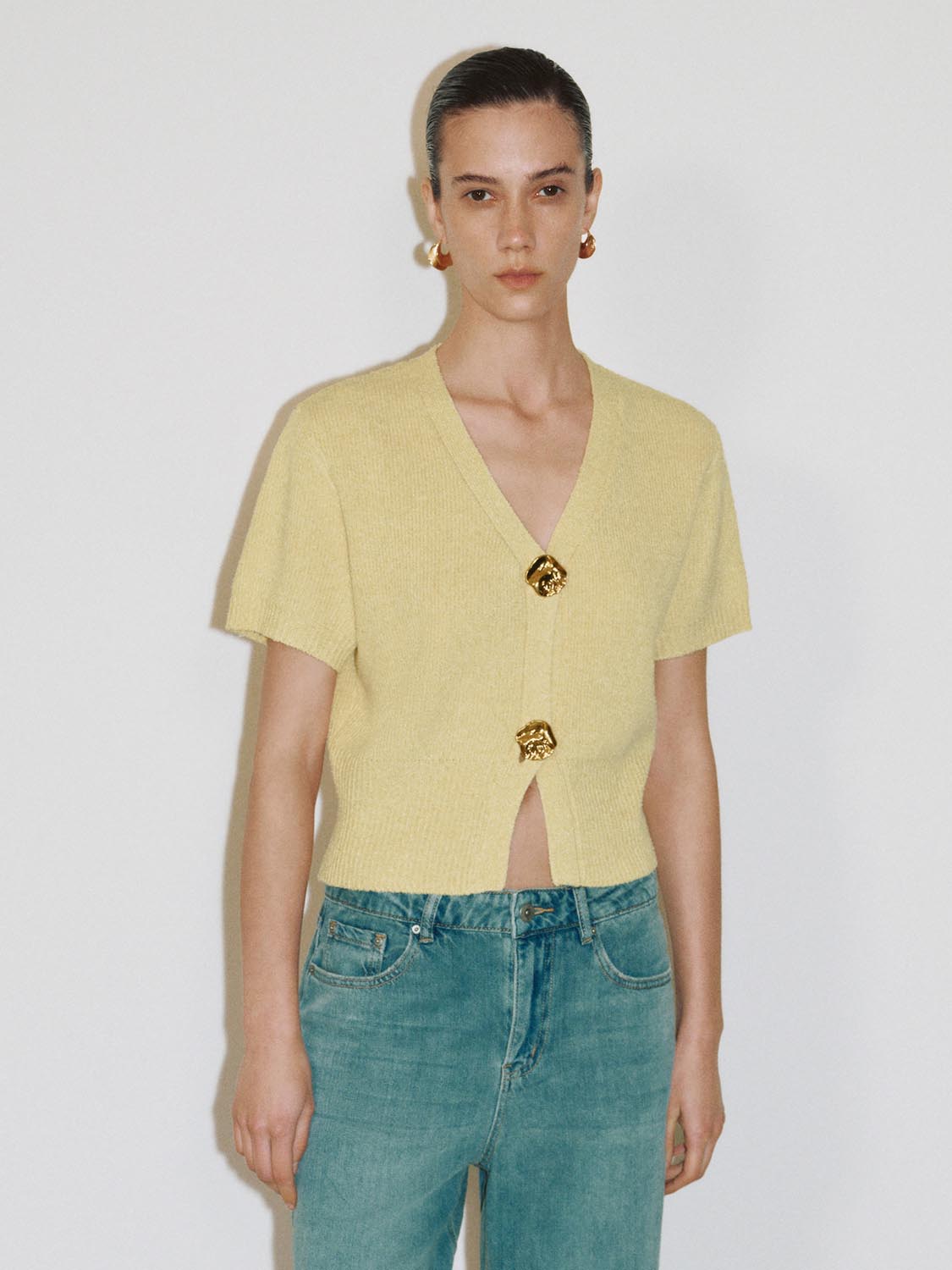 Short Sleeve Knitted Cardigans - Image 30