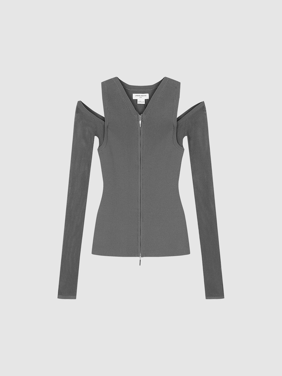 Cold Shoulder Knitted Cardigans - Image 5