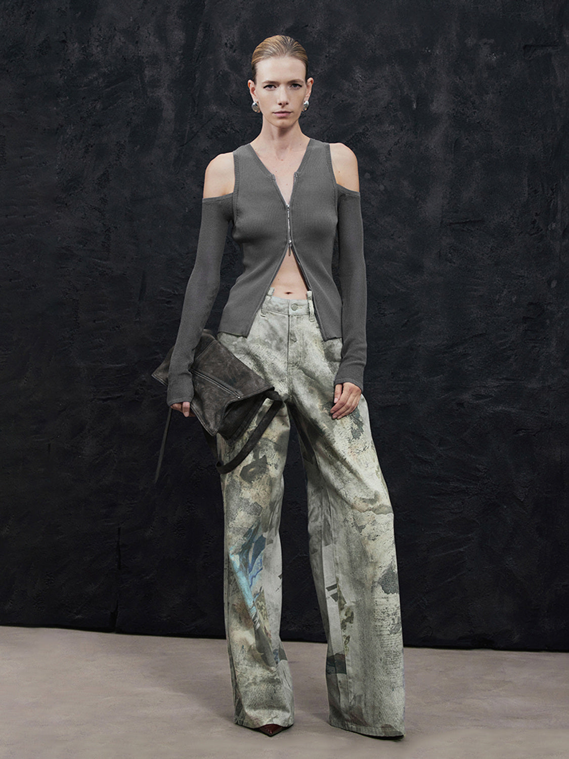 Cold Shoulder Knitted Cardigans - Image 6