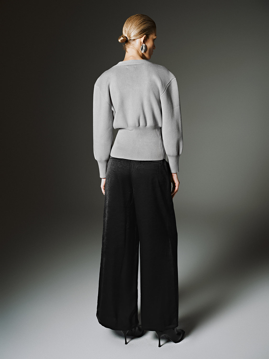 V-Neck Knitted Cardigan - Image 76