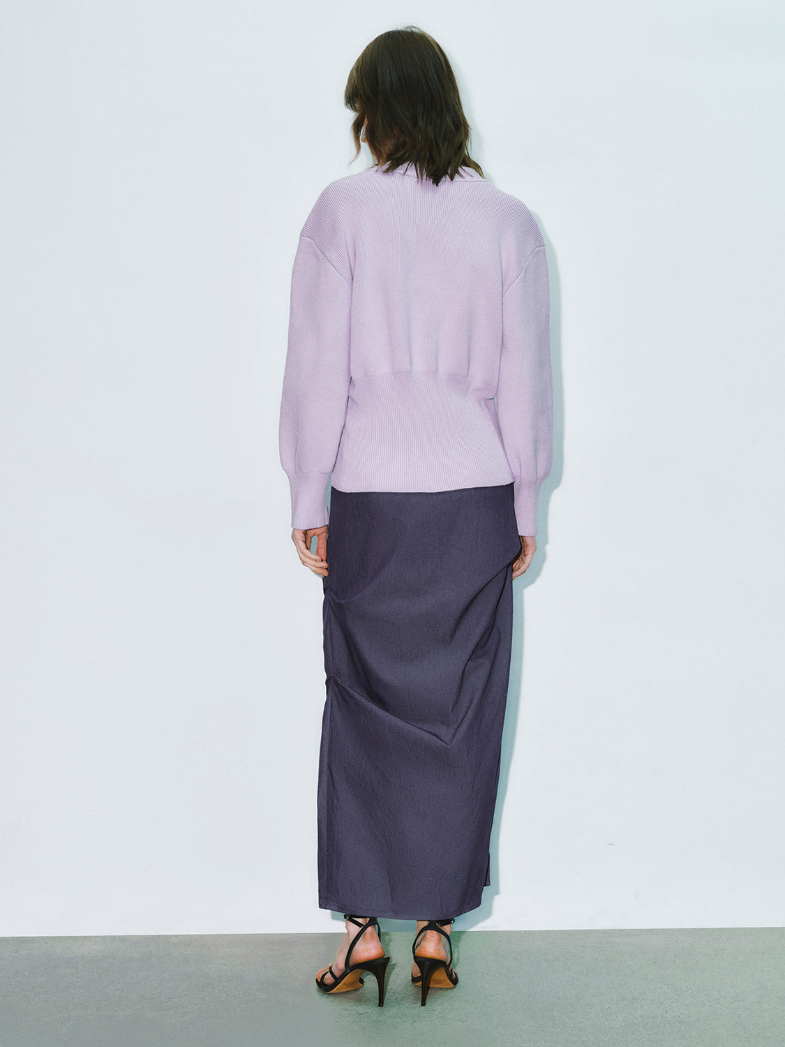 V-Neck Knitted Cardigan - Image 44