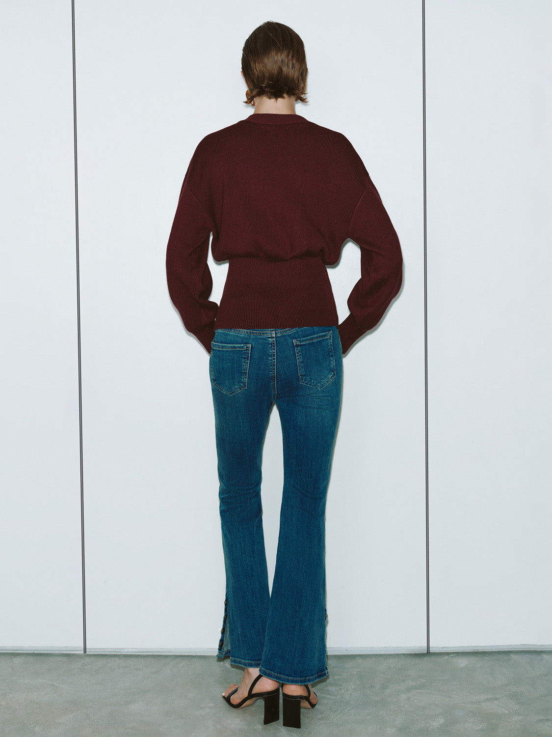 V-Neck Knitted Cardigan - Image 6