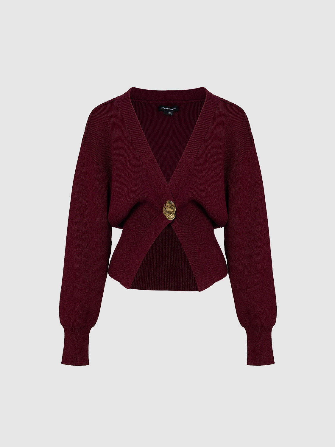 V-Neck Knitted Cardigan - Image 8