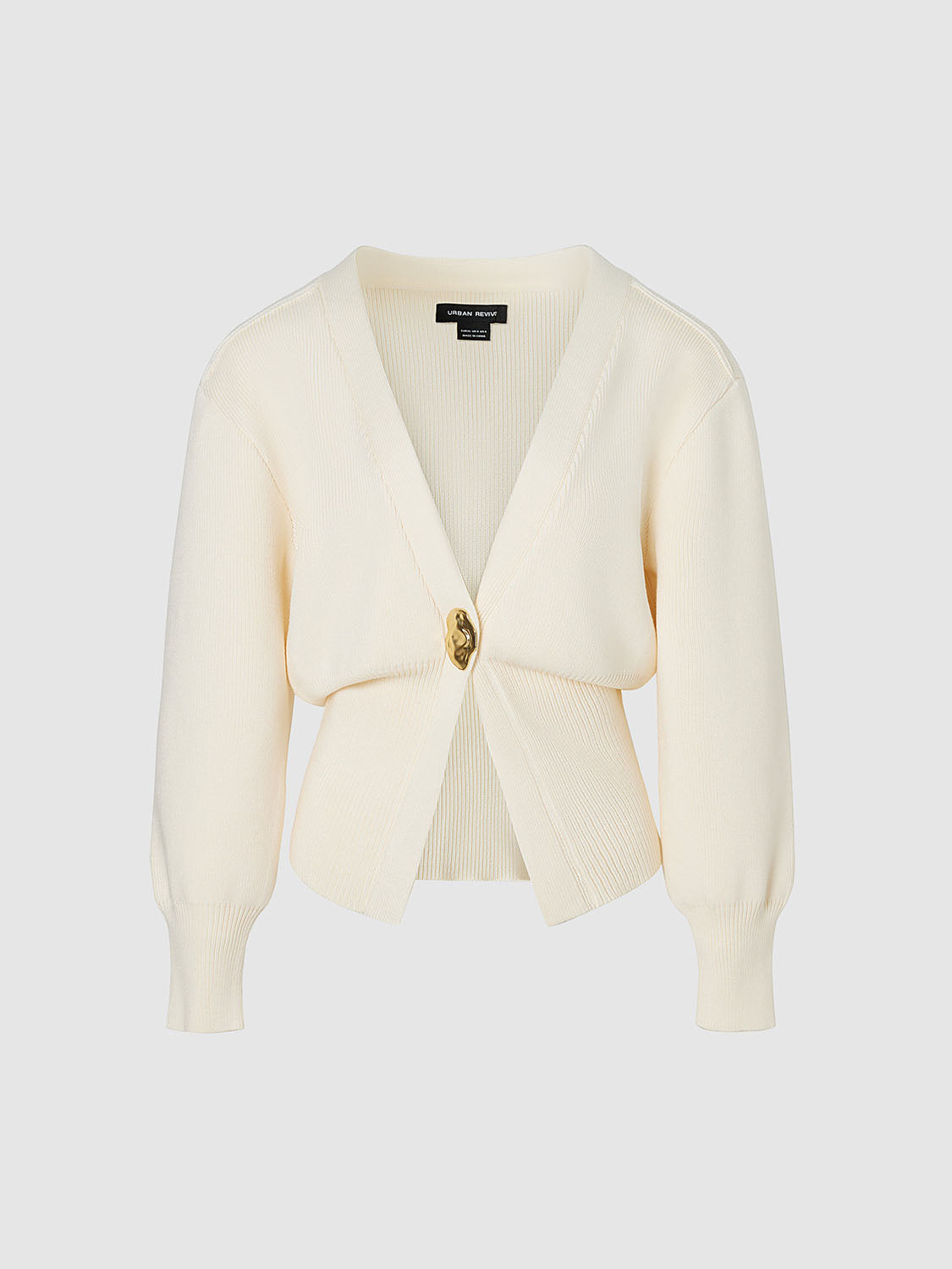 V-Neck Knitted Cardigan - Image 24