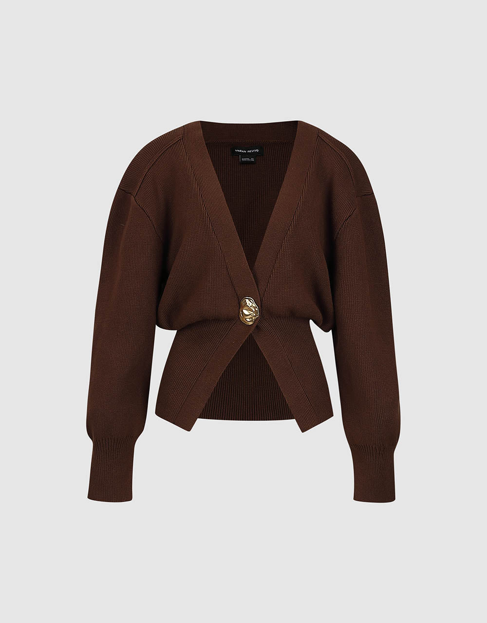 V-Neck Knitted Cardigan - Image 15