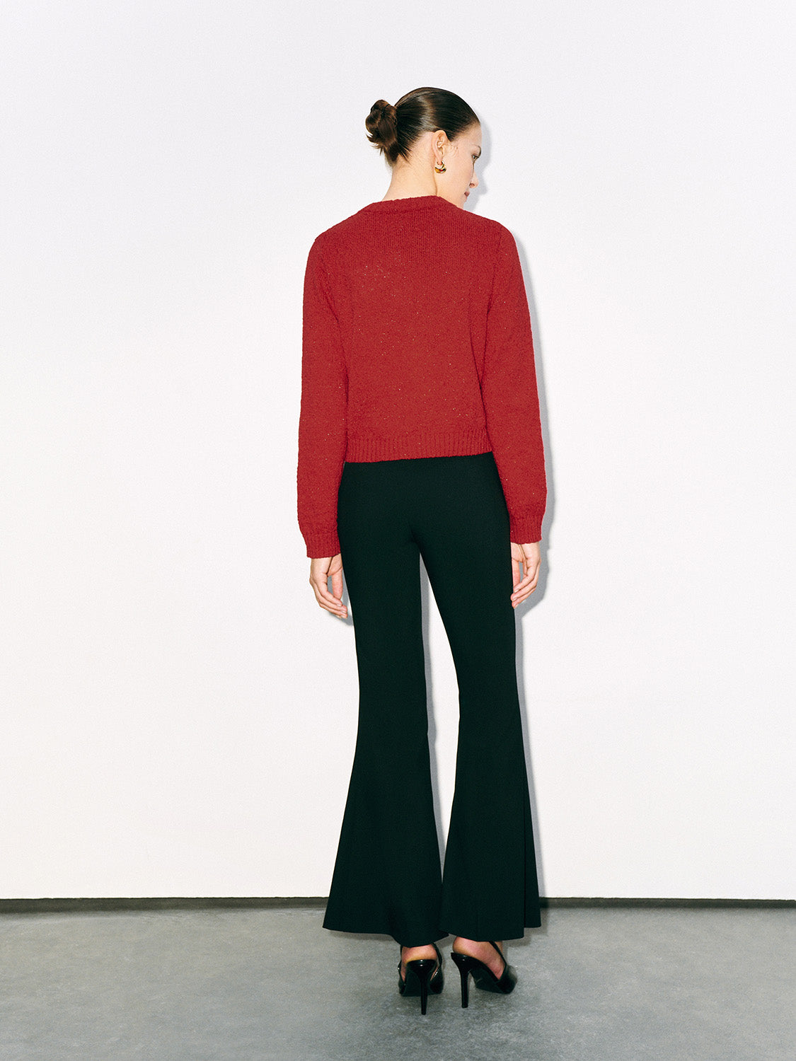 Collared Neck Knitted Cardigans - Image 3