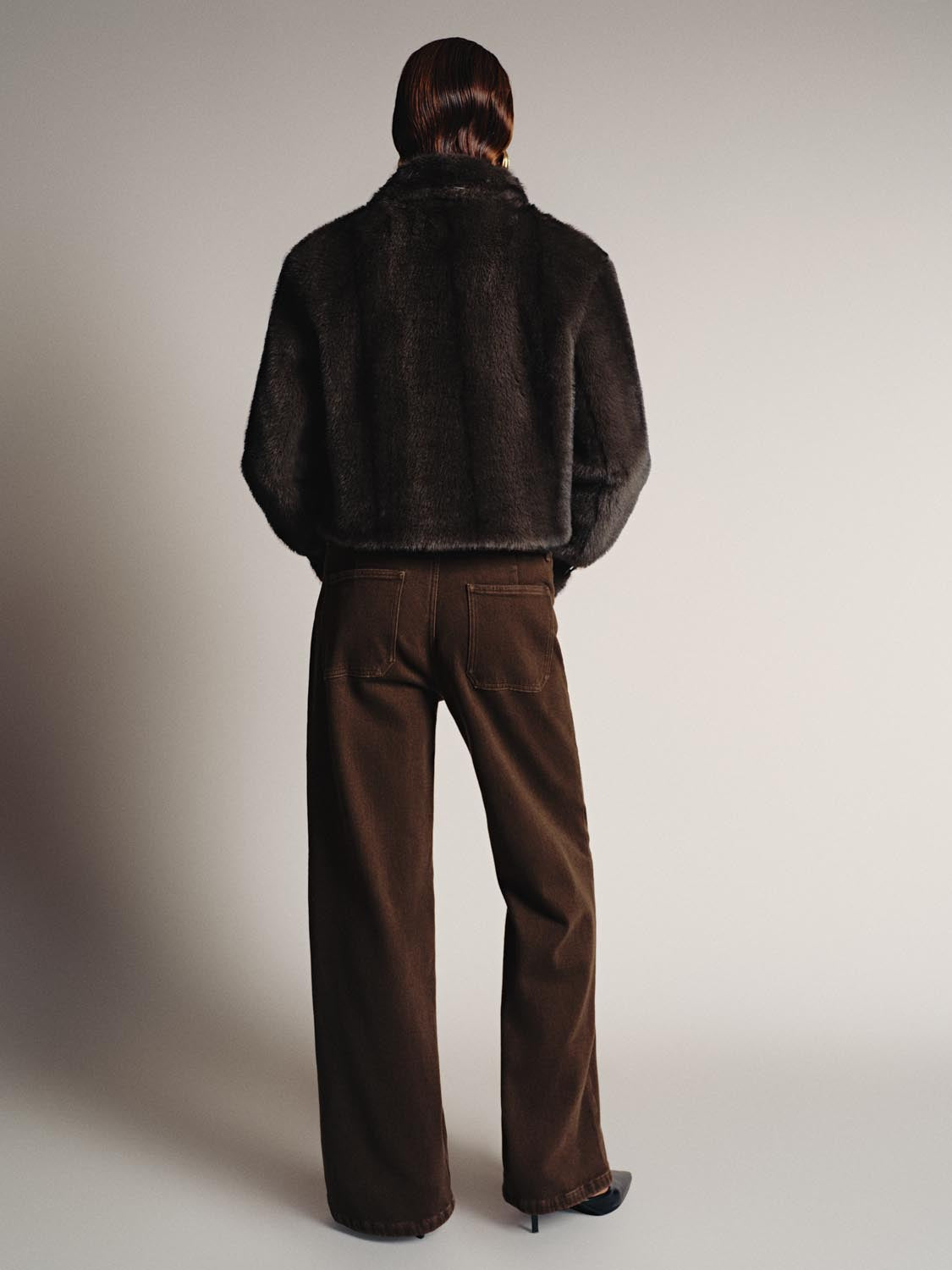 Faux Fur Buckle Detail Jackets - Image 6