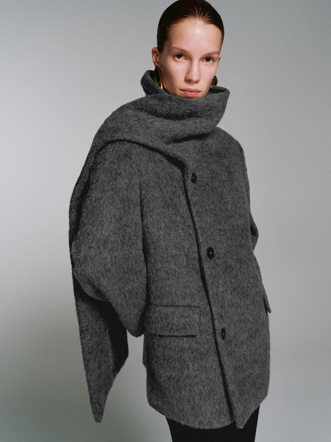 High Neck Thick Jackets - Image 2