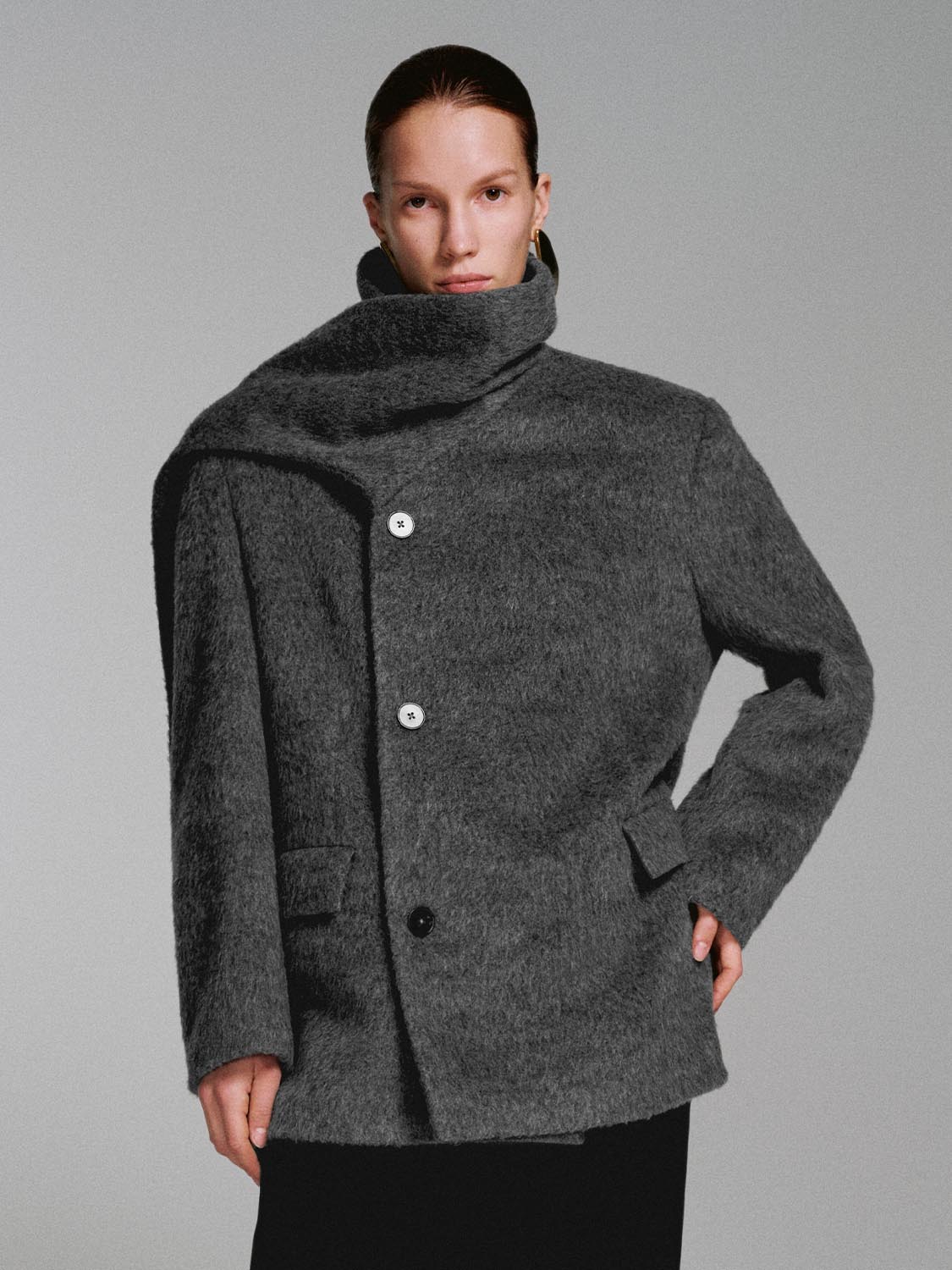 High Neck Thick Jackets - Image 17