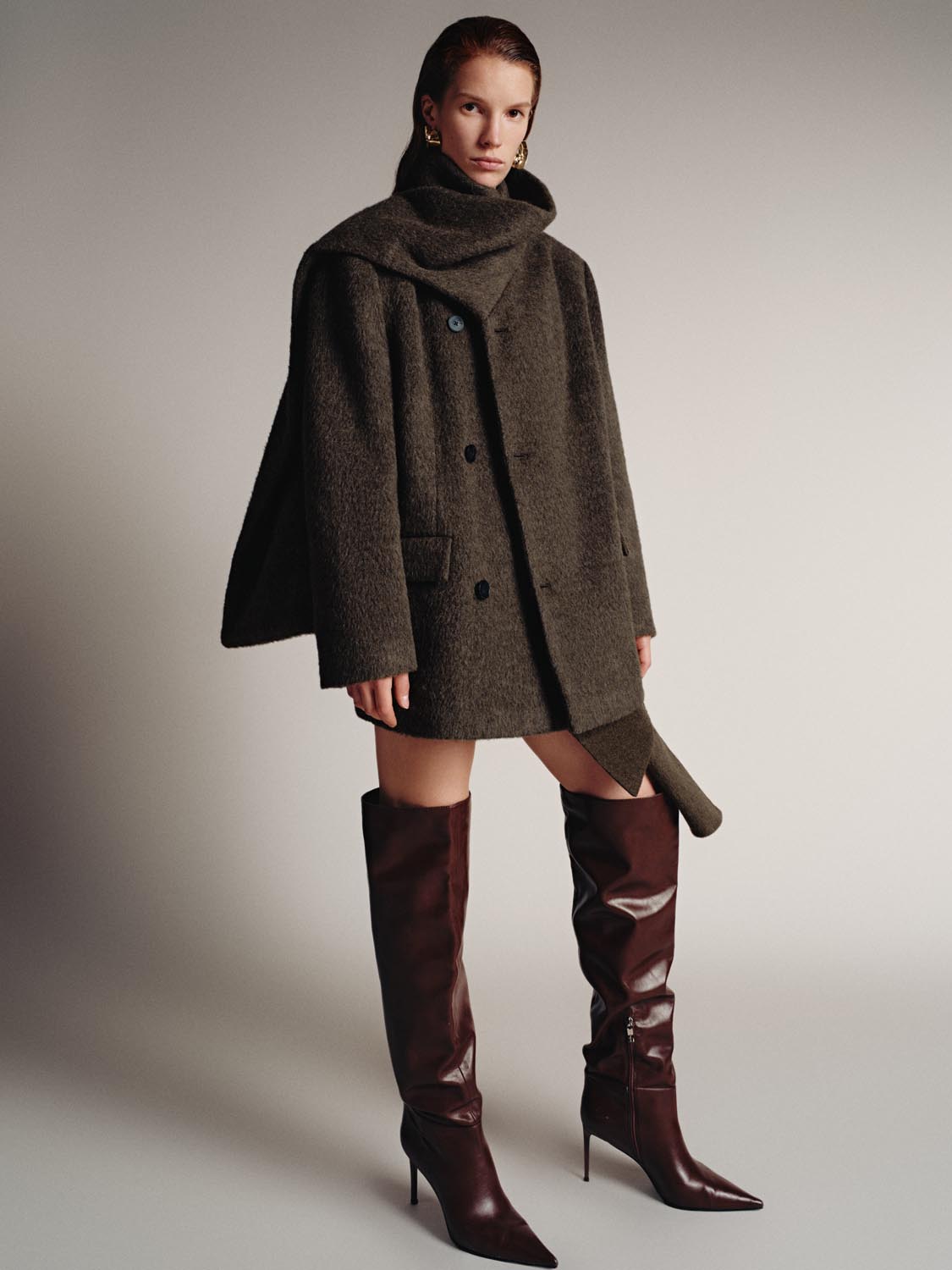 High Neck Thick Jackets - Image 13