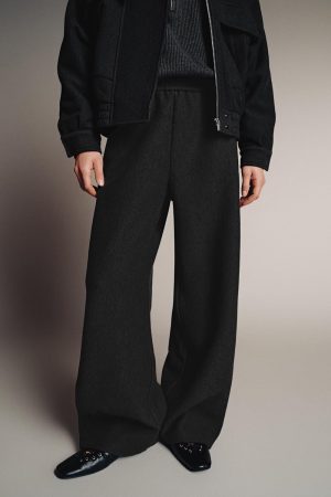 Pull On Wide Leg Pants