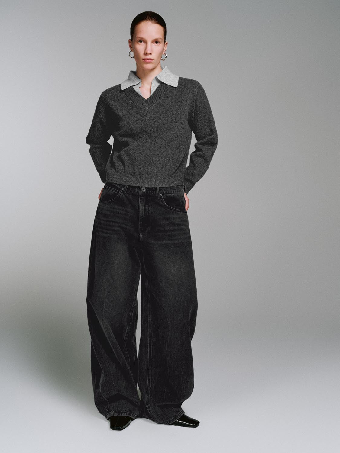 Gradient Barrel Leg Jeans - Image 7