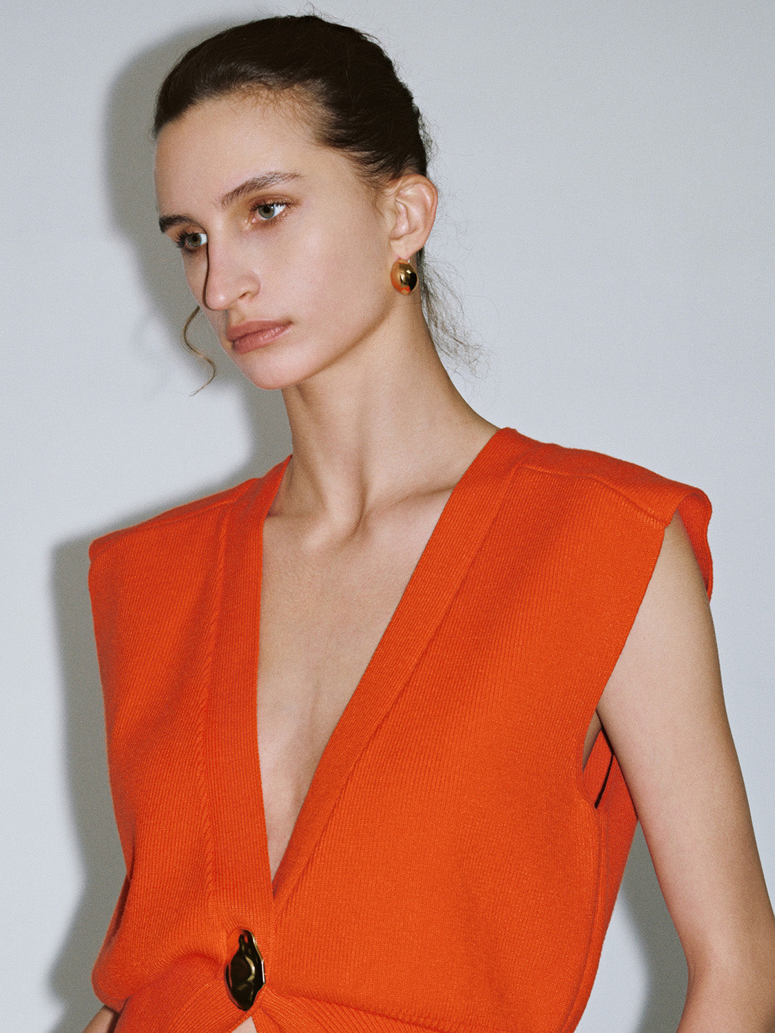 Sleeveless Knitted V-Neck Cardigans - Image 66