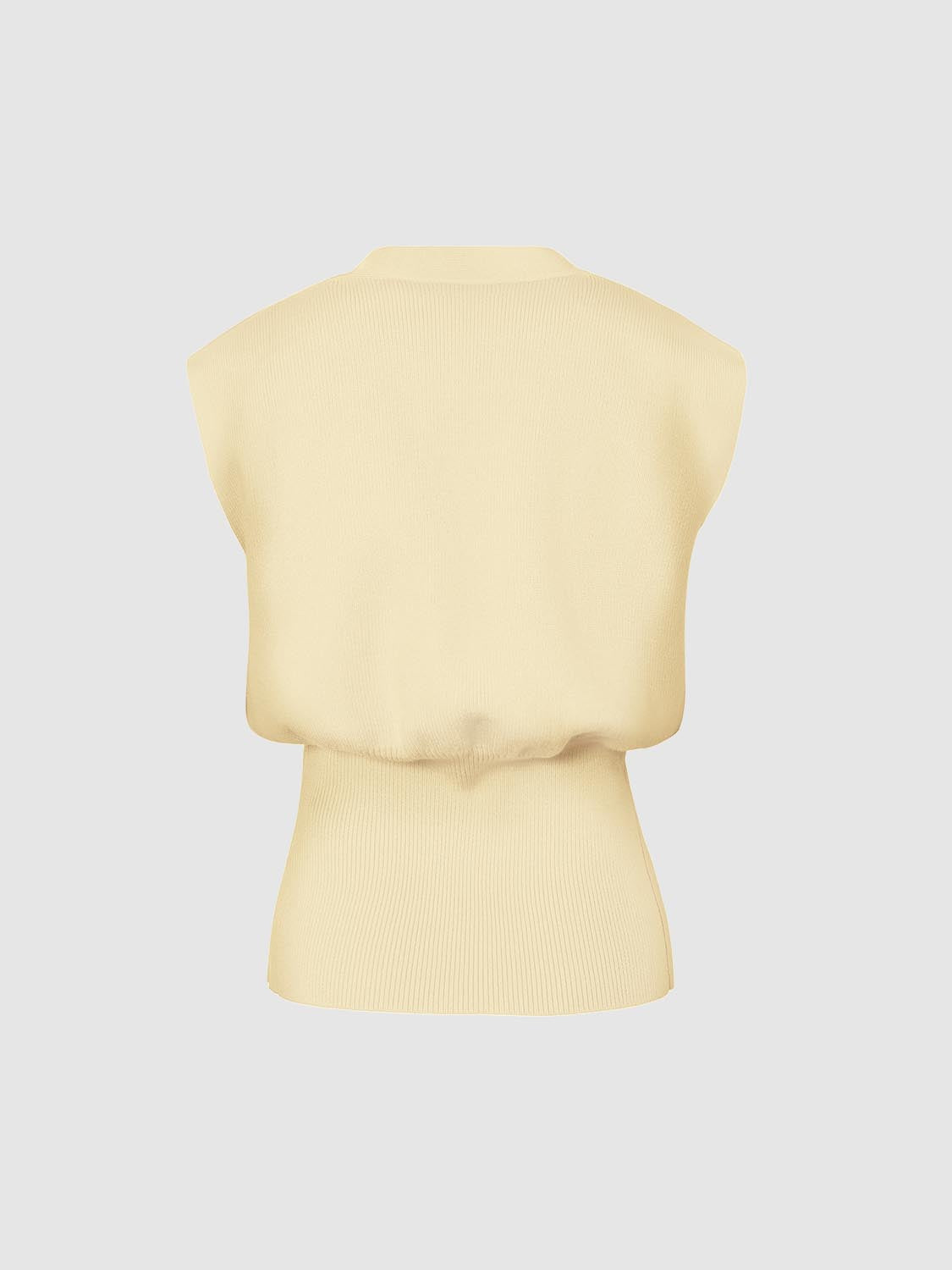 Sleeveless Knitted V-Neck Cardigans - Image 80