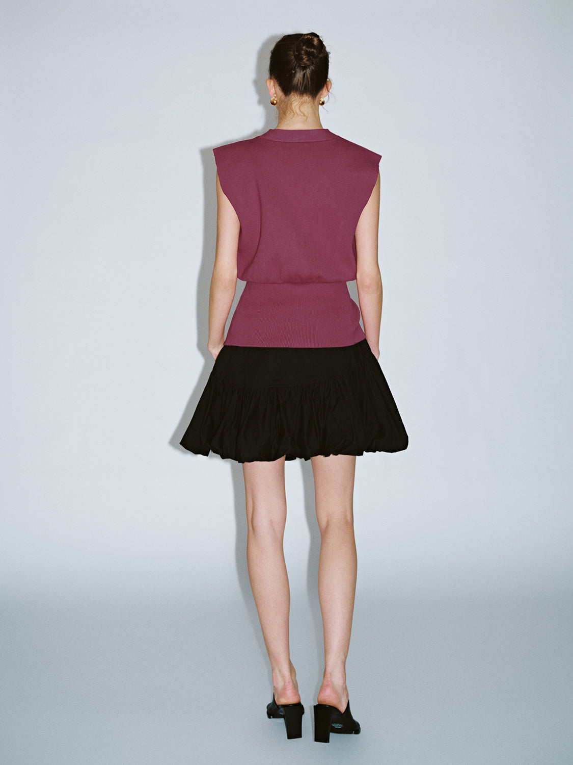 Sleeveless Knitted V-Neck Cardigans - Image 60