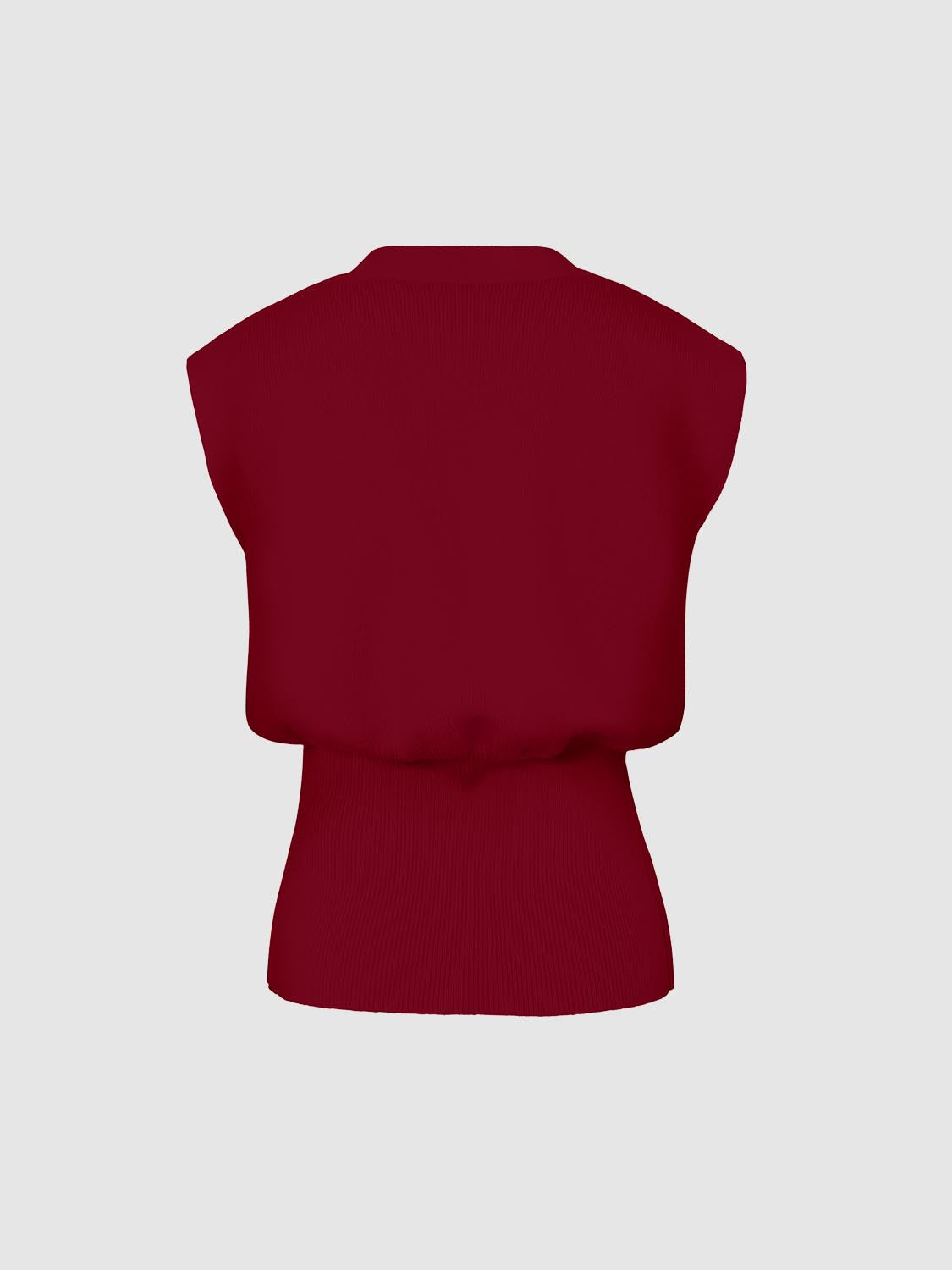 Sleeveless Knitted V-Neck Cardigans - Image 27