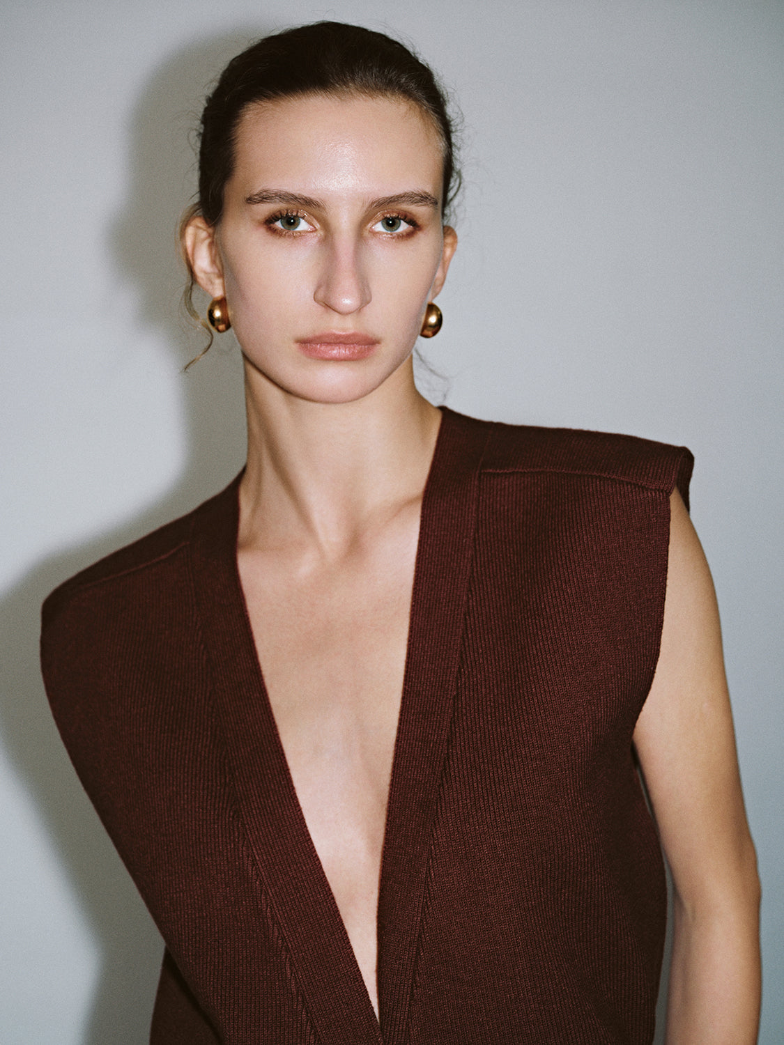 Sleeveless Knitted V-Neck Cardigans - Image 48