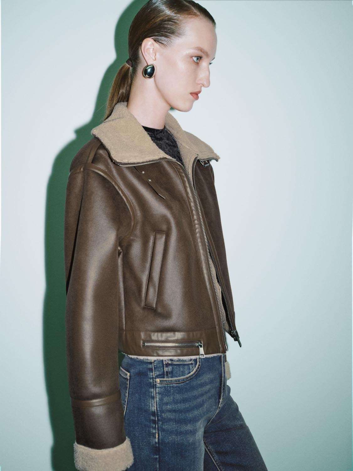 Large Collar Biker Jackets - Image 2