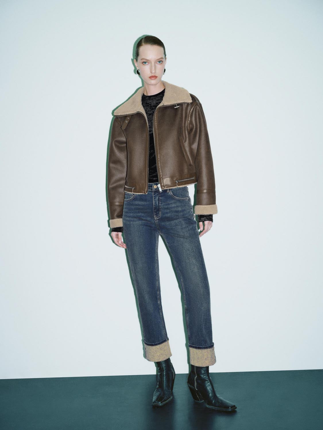 Large Collar Biker Jackets - Image 4