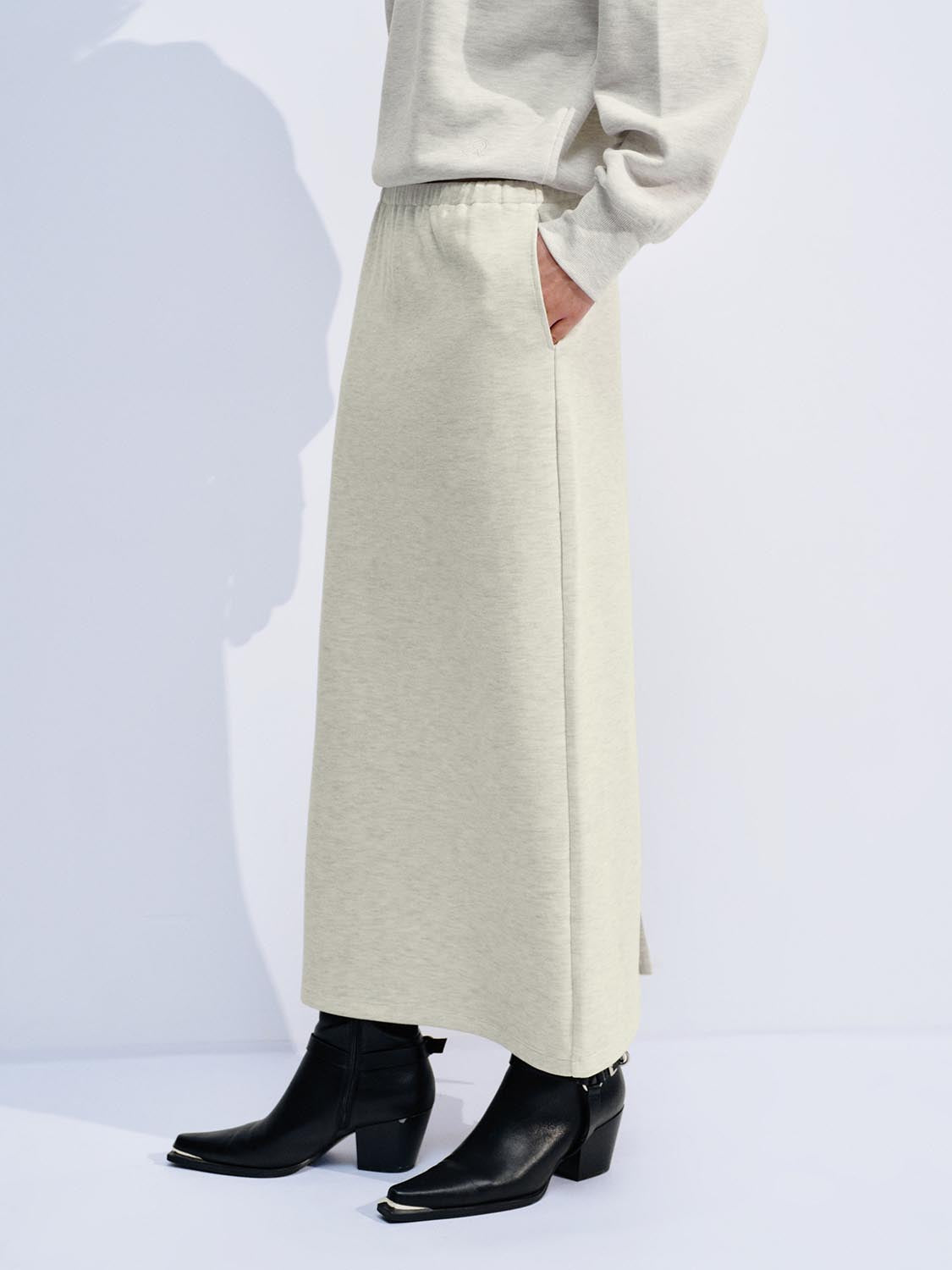 Pull On Straight Midi Skirts - Image 3