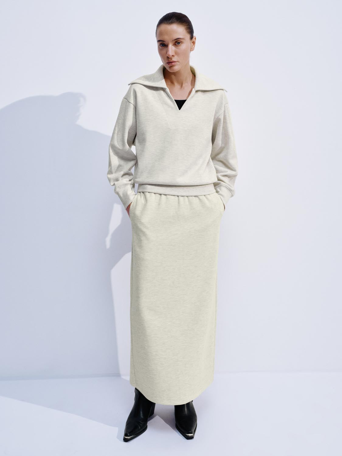 Pull On Straight Midi Skirts - Image 4