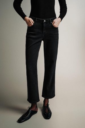 Slim Fit Straight Leg Jeans