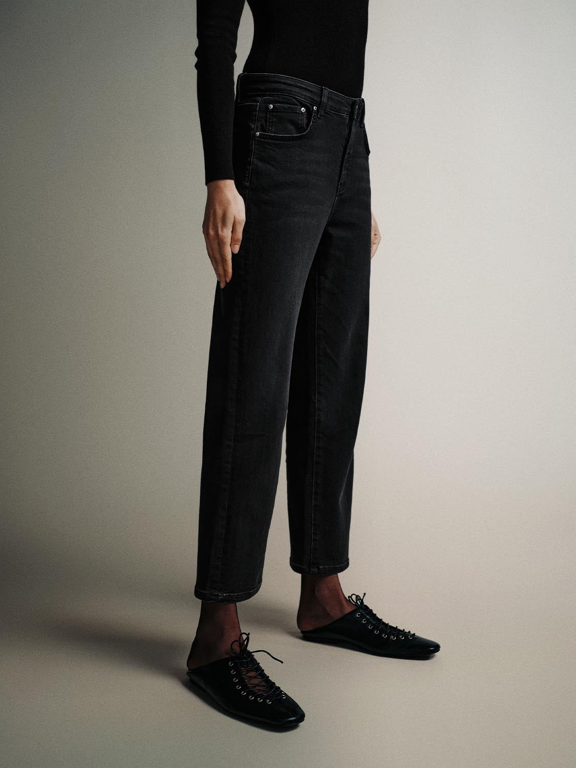 Slim Fit Straight Leg Jeans - Image 3