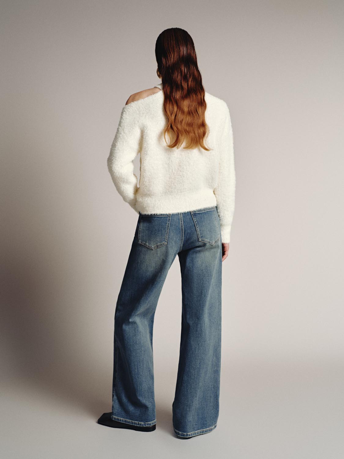 Gradient Wide Leg Jeans - Image 4