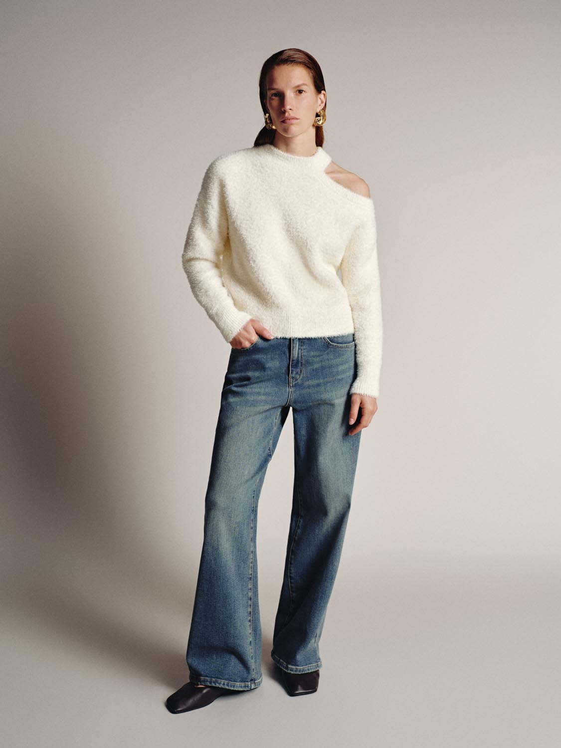 Gradient Wide Leg Jeans - Image 6