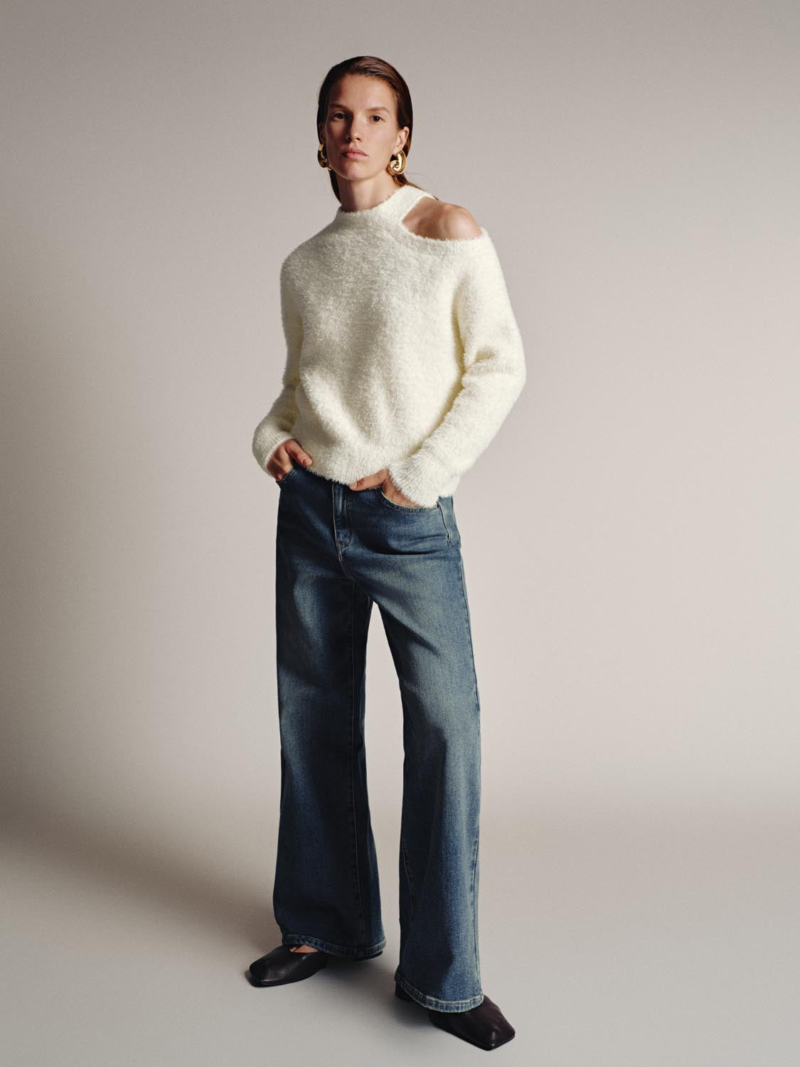 Gradient Wide Leg Jeans - Image 7