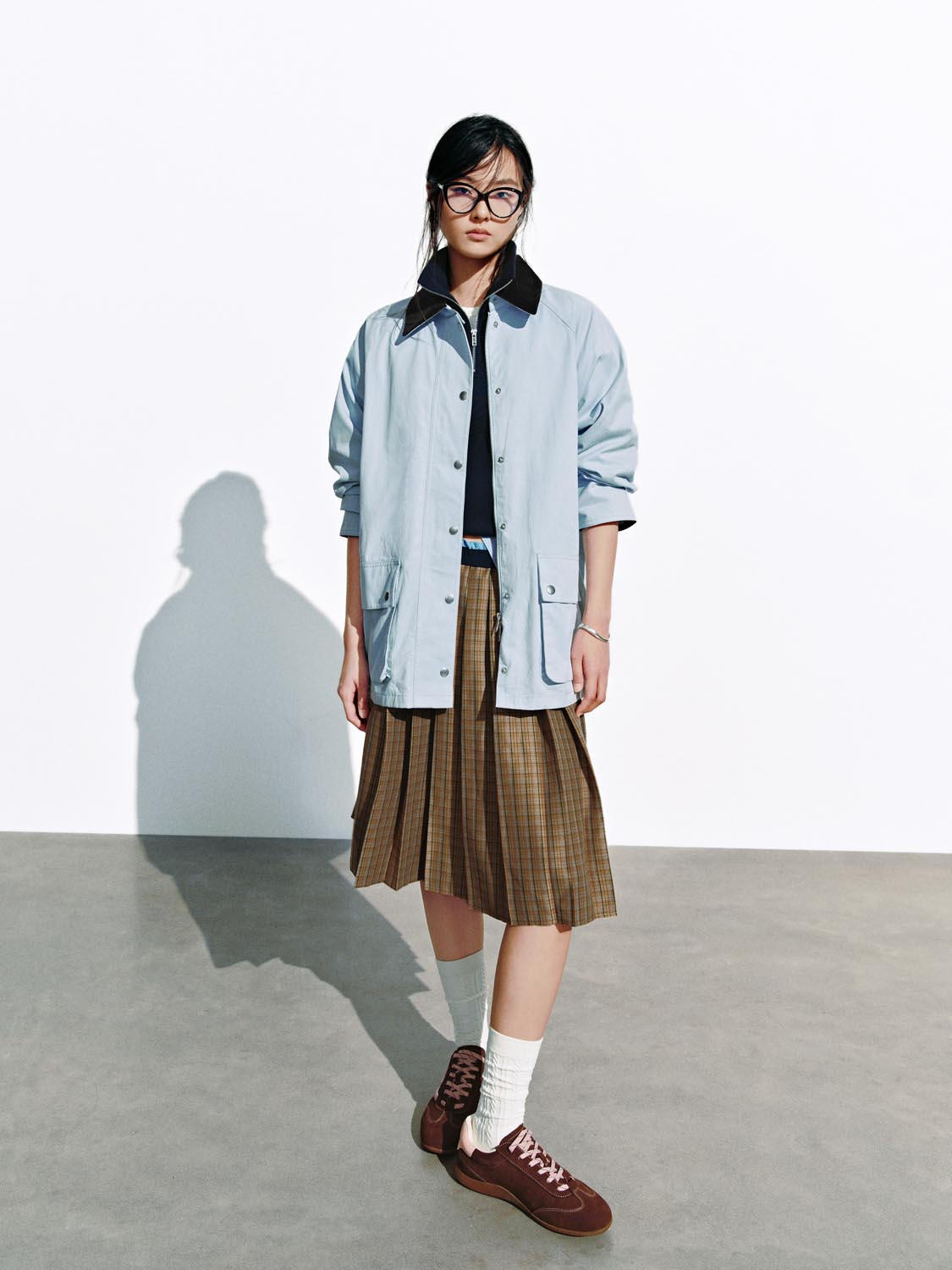 Contrast Trim Oversize Jackets - Image 4