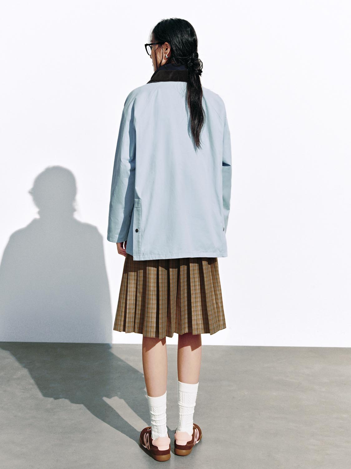 Contrast Trim Oversize Jackets - Image 6