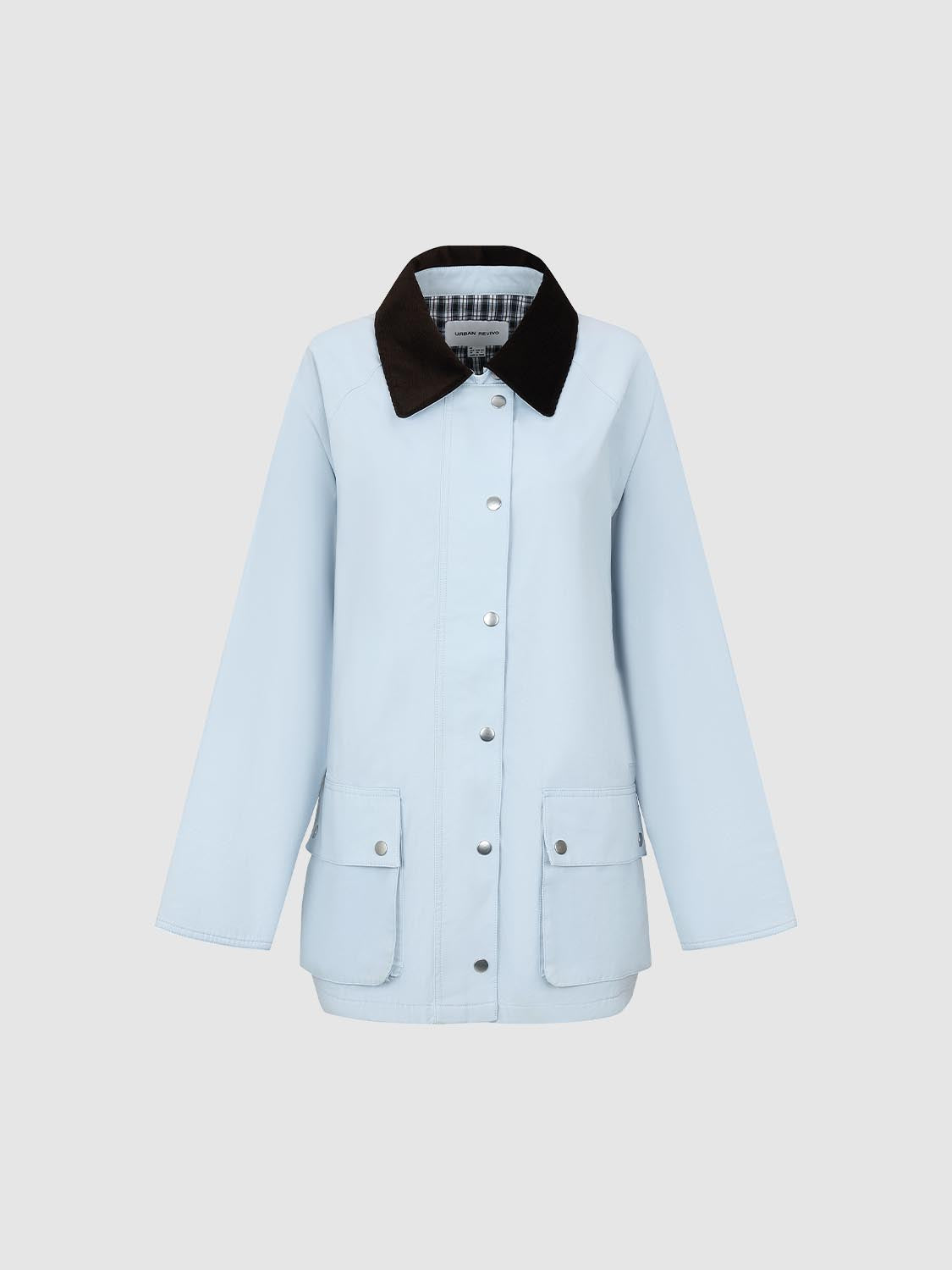 Contrast Trim Oversize Jackets - Image 7