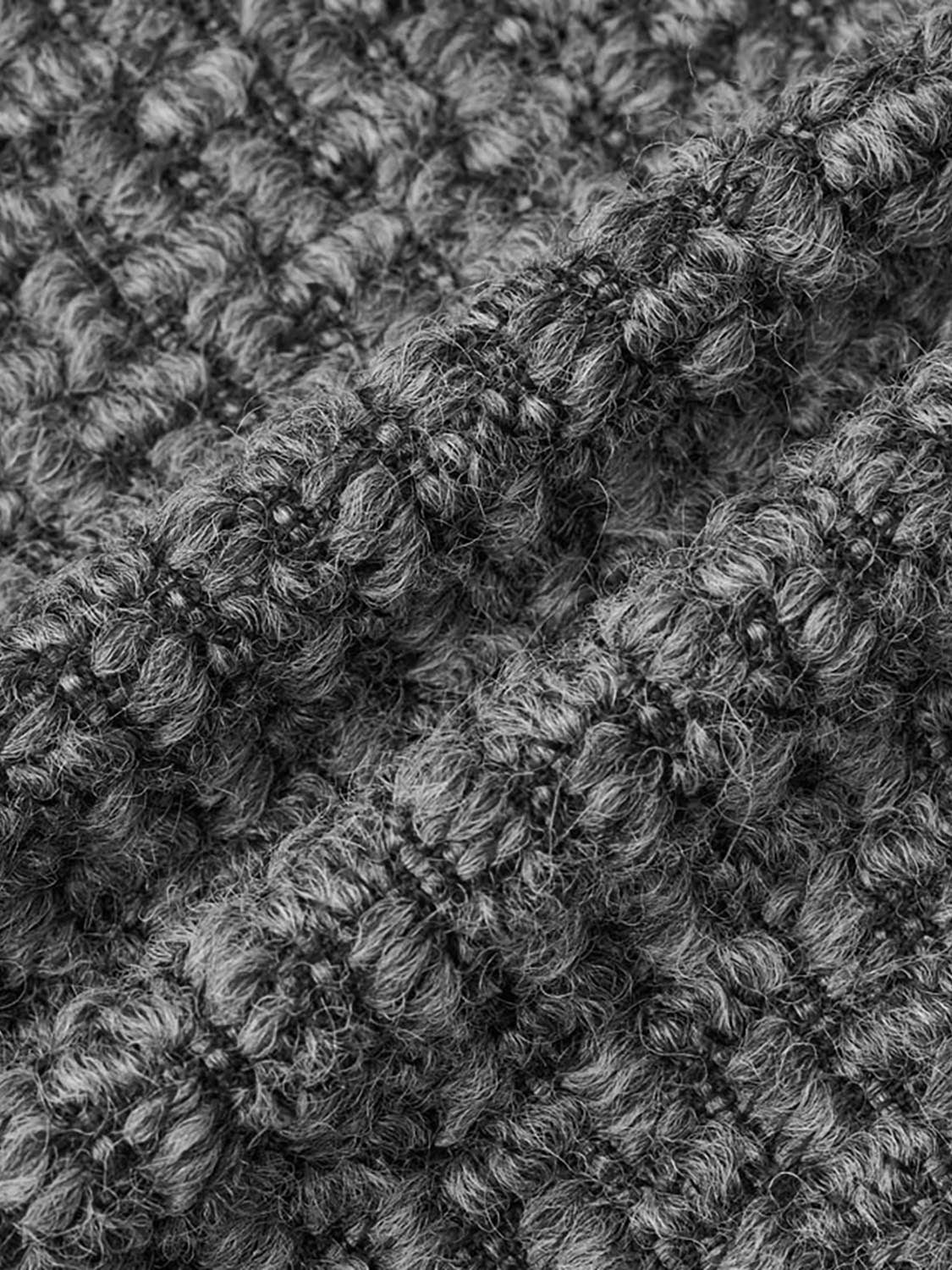 Metal Button Patch Pockets Tweed Wool Blend Jackets - Image 8