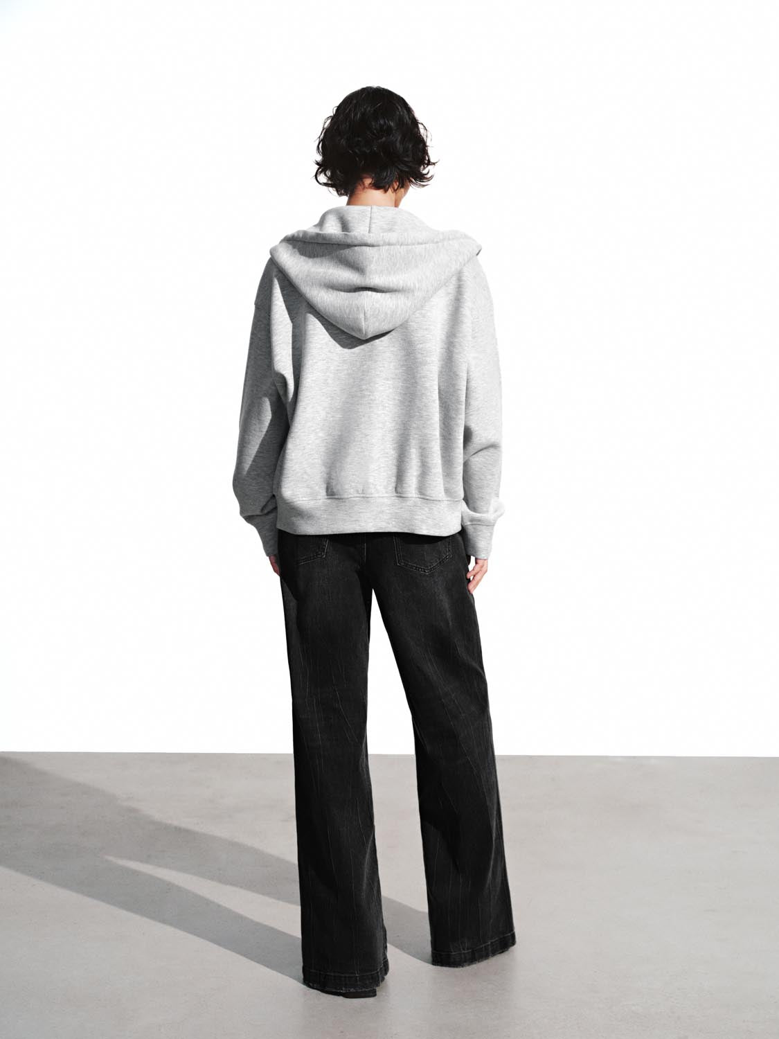 Drawstring Hooded Zip Up Jackets - Image 6