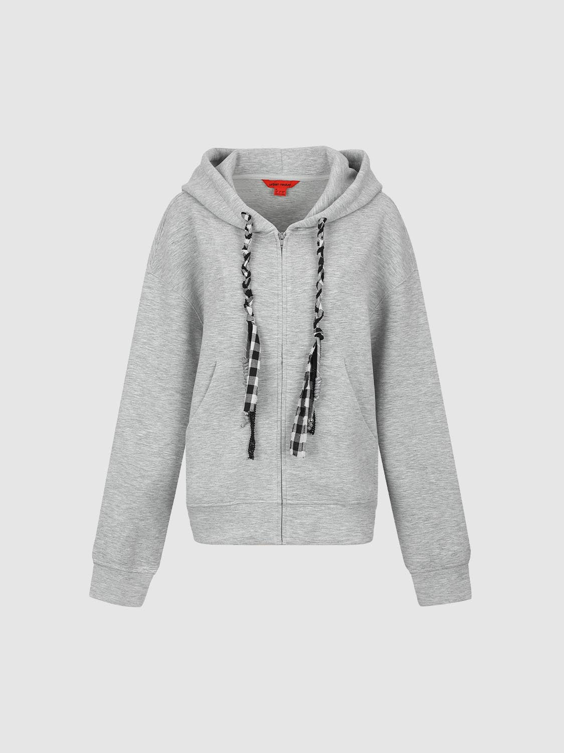 Drawstring Hooded Zip Up Jackets - Image 7