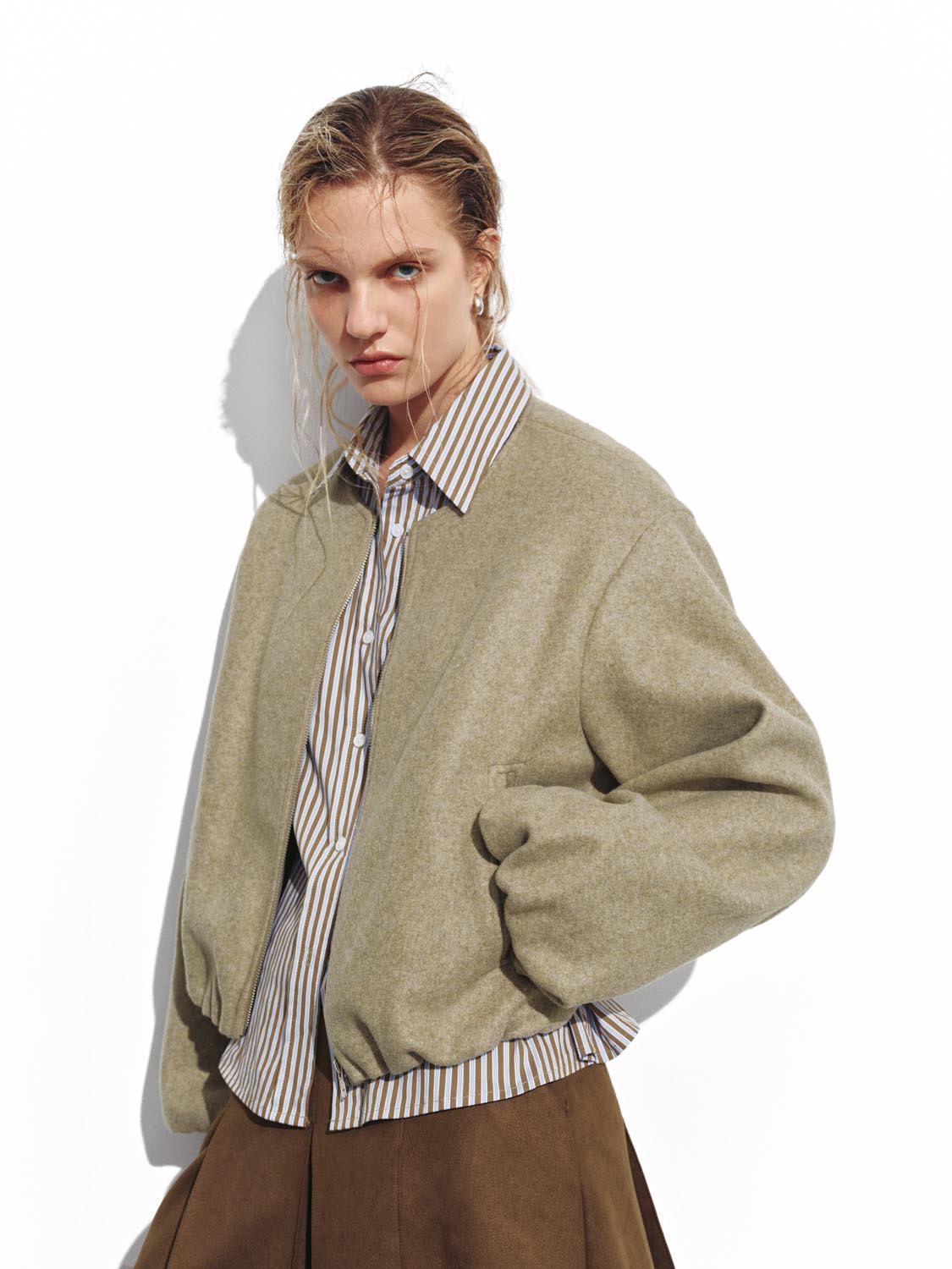 2 In 1 Balloon Hem Jackets - Image 2