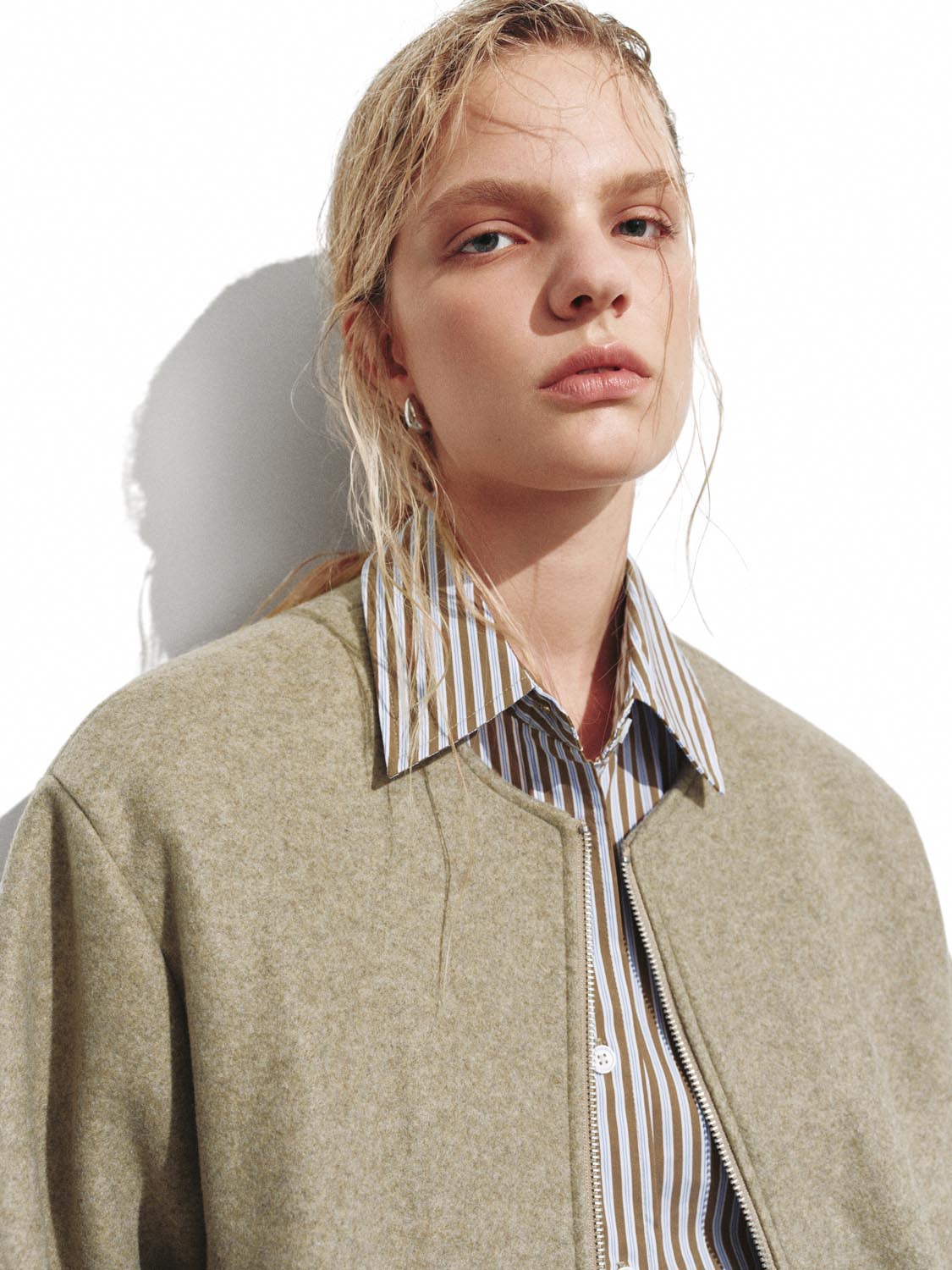 2 In 1 Balloon Hem Jackets - Image 3