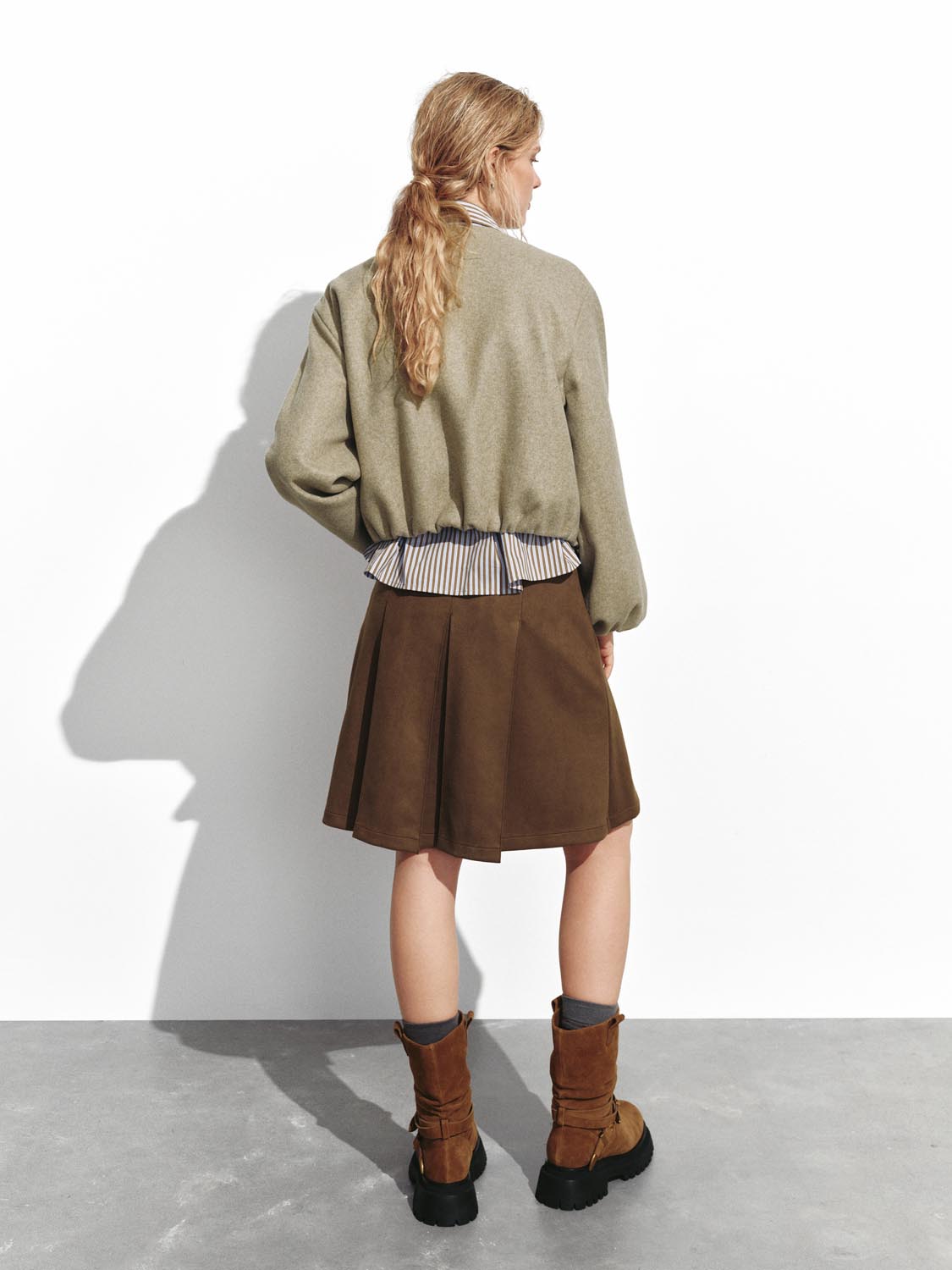 2 In 1 Balloon Hem Jackets - Image 6