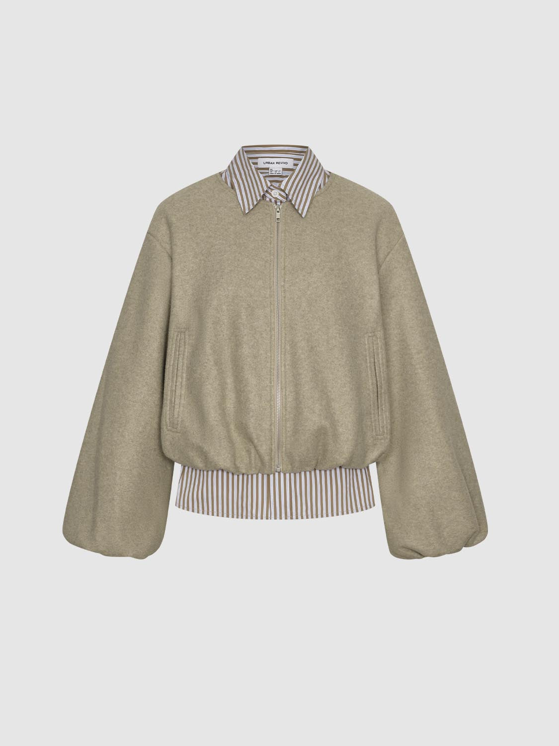 2 In 1 Balloon Hem Jackets - Image 7