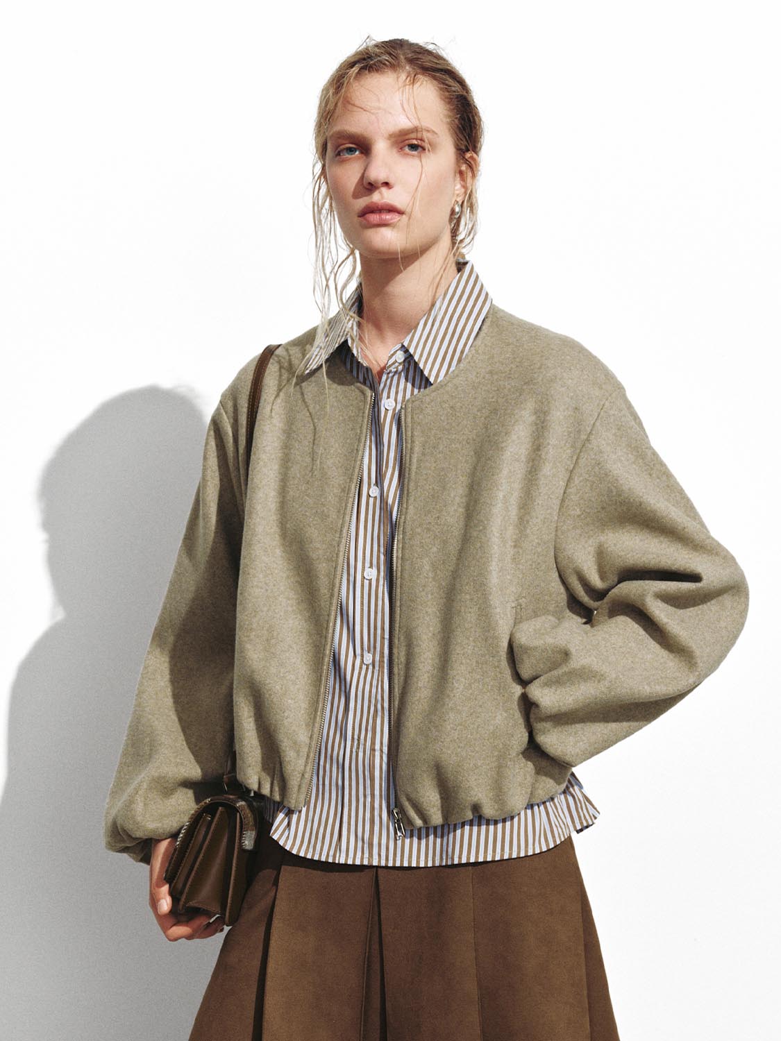 2 In 1 Balloon Hem Jackets - Image 9