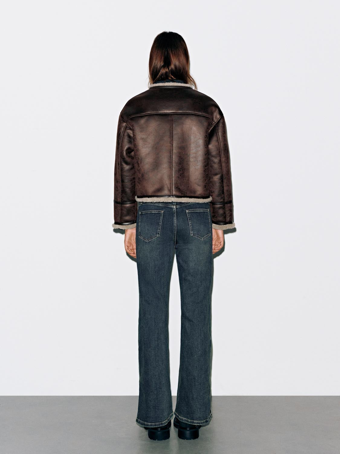 Faux Leather Button Up Jackets - Image 14